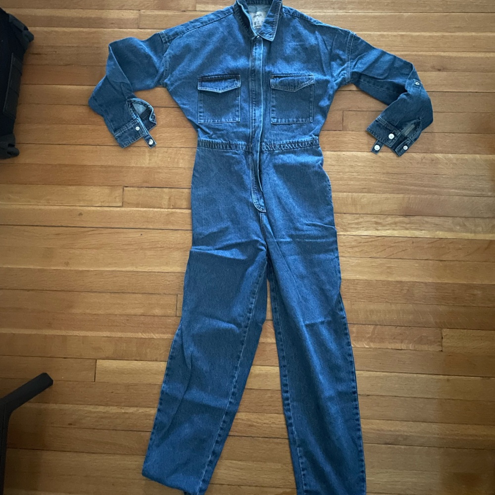 Women’s denim jumpsuit / boiler suit